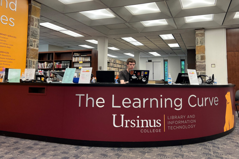 The Learning Curve circulation desk