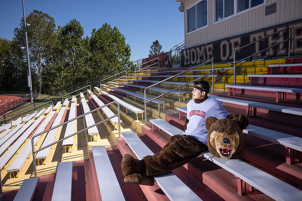 Aidan Nadell '25 Bear Mascot 2023