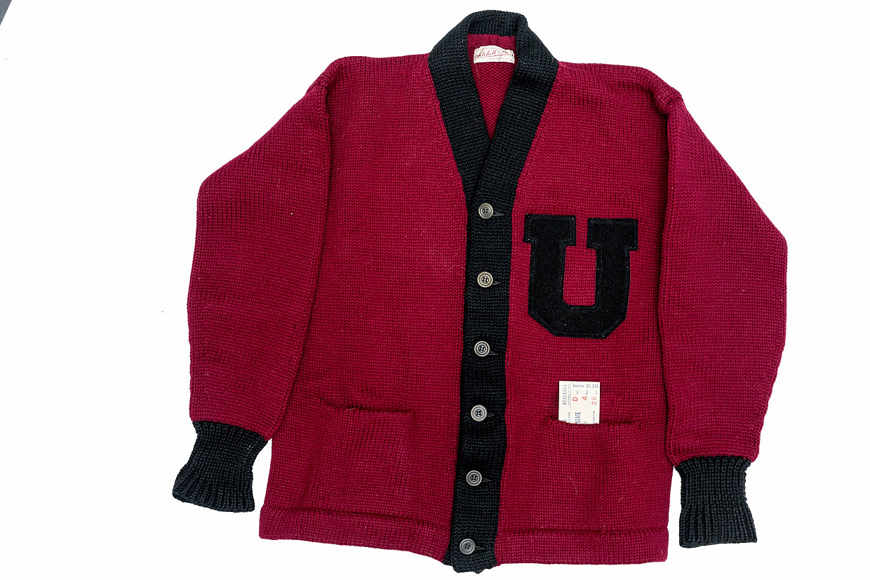  Old Ursinus College sweater in the Ursinusiana Collection