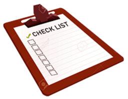 Red Checklist Icon