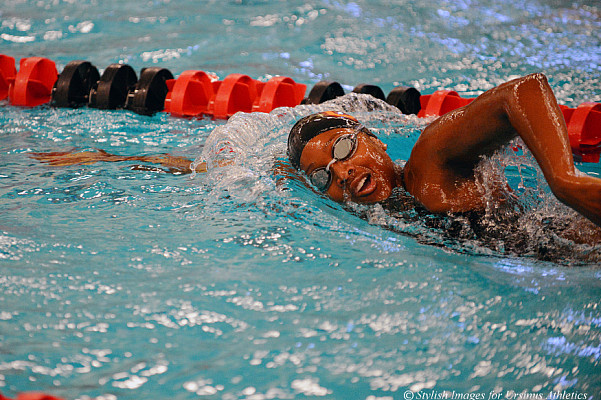 Swimming at the Floy Lewis Bakes Center