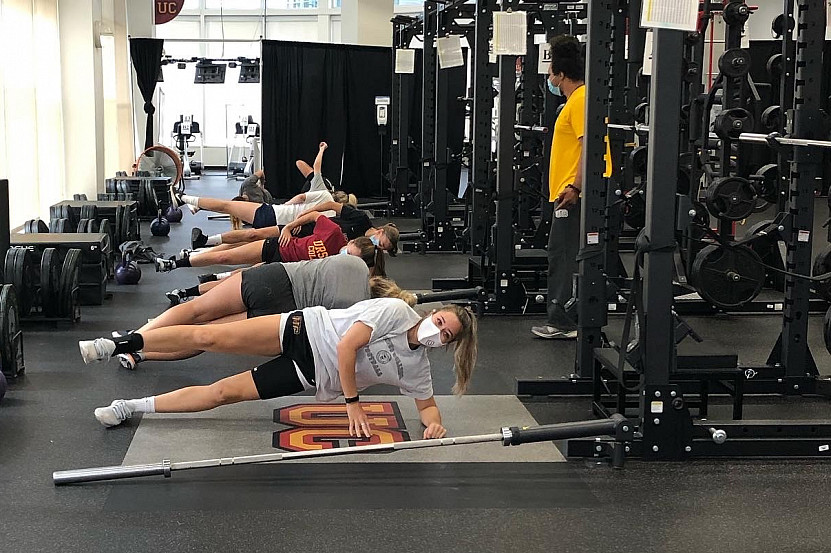 Fitness Center with Masks