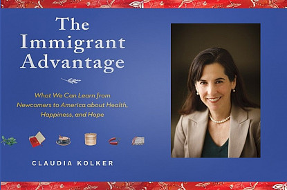 The 2019 Melrose Fellows read and discussed Claudia Kolker's 2013 book, The Immigrant Advanta...