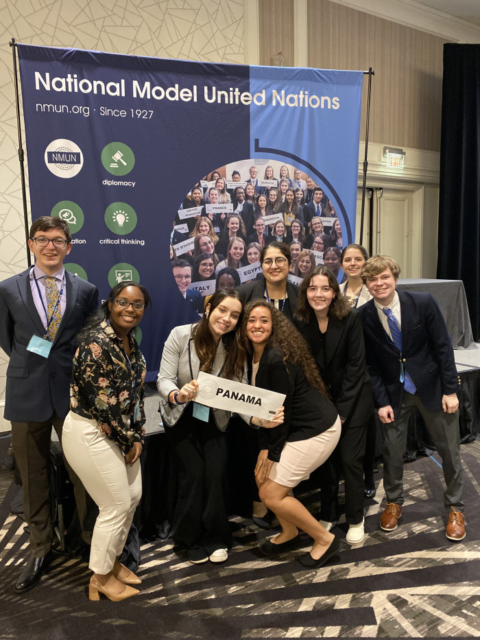 Ursinus delegates at National Model UN - DC 2022