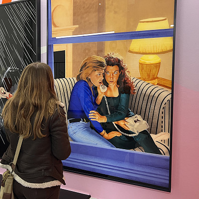 Studio art students explore art museums in Philadelphia.