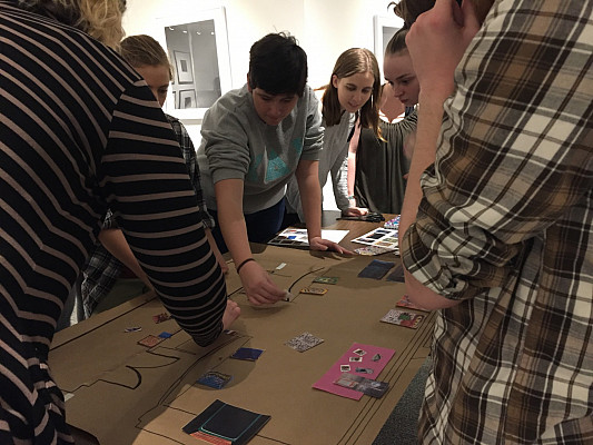 Museum Studies students at work