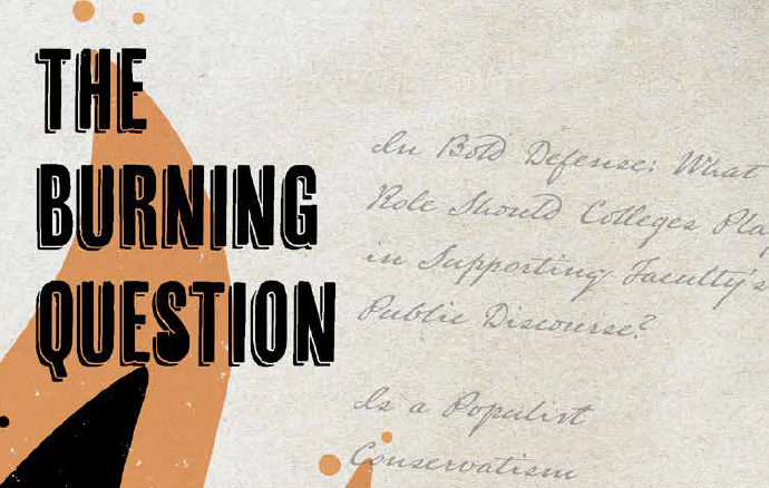 Burning Question graphic