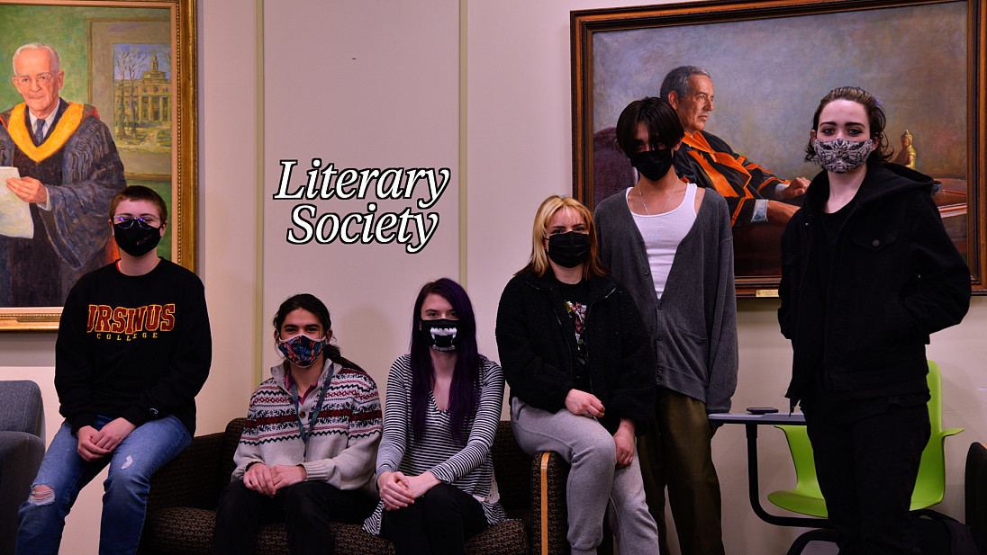 The 2021-2022 underground Literary Society in Olin 104