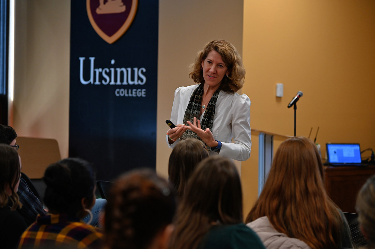 Karen Scheu, a member of the Ursinus Board of Trustees, is a family nurse practitioner at Maryland's Esperanza Center.