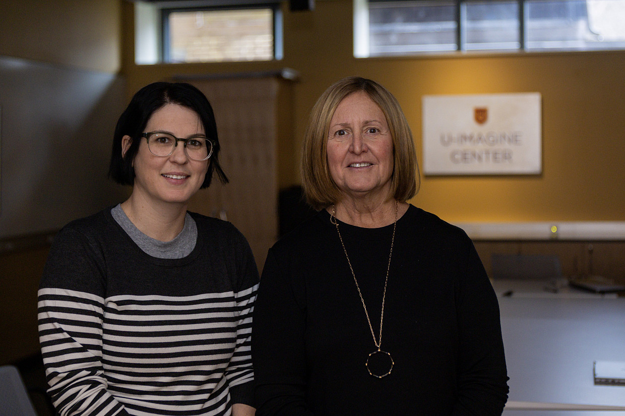 Casey Schwarz (left) and Maureen Cumpstone will lead Start-Ups and the Scientific Method, a forthcoming series of courses and programming...