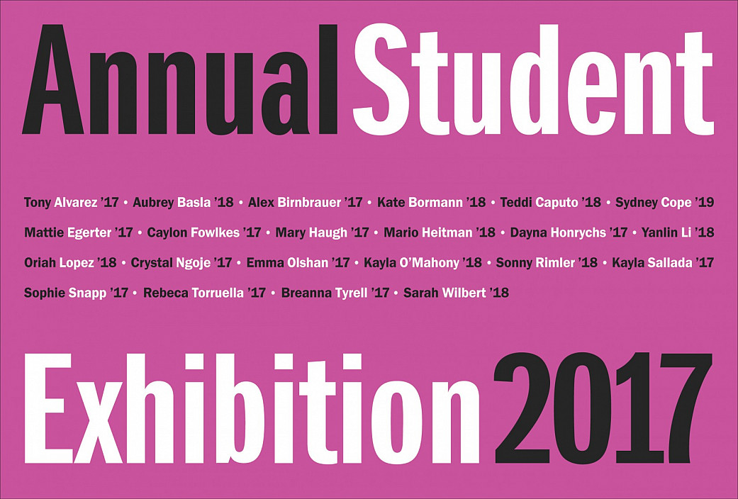 Annual Student Exhibition 2017April - June 2017