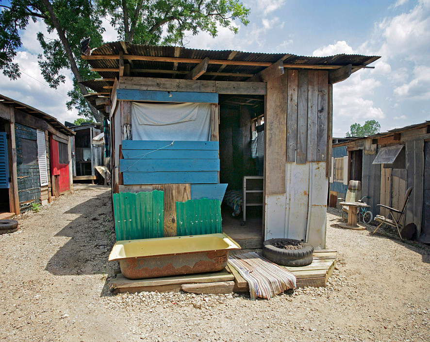 Max Becher and Andrea Robbins, Center Building with Bathtub from the Global Village Series, 2004.