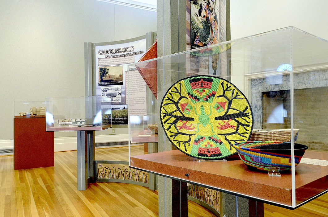 Installation view of Grass Roots: African Origins of an American Art.