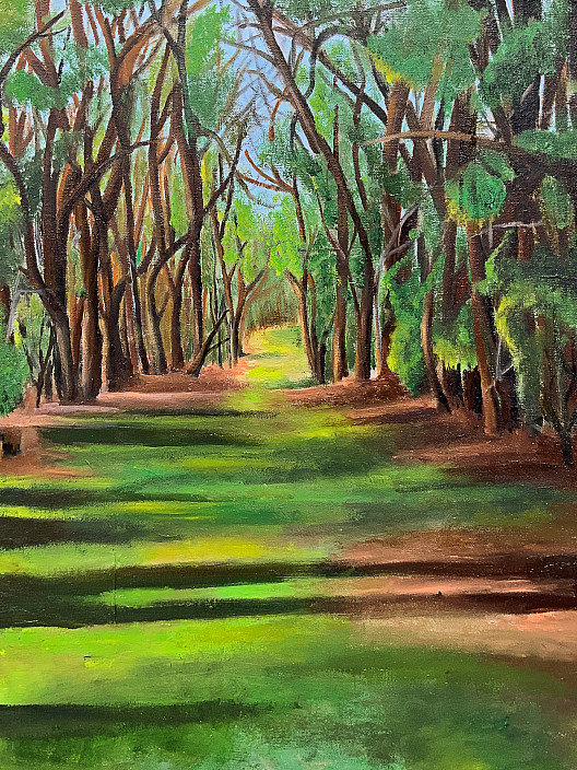 Julia Huff, Forest Path, 2020.