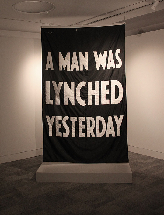 Terry Adkins, A Man Was Lynched Yesterday, 2009.