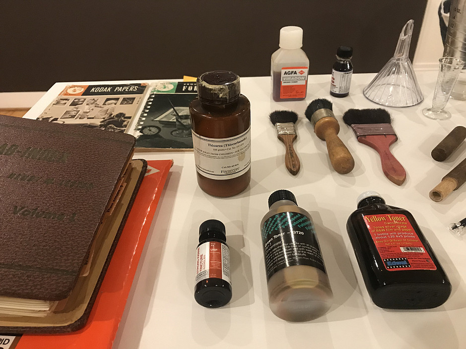 Materials and tools significant to Chuck Kelton's practice