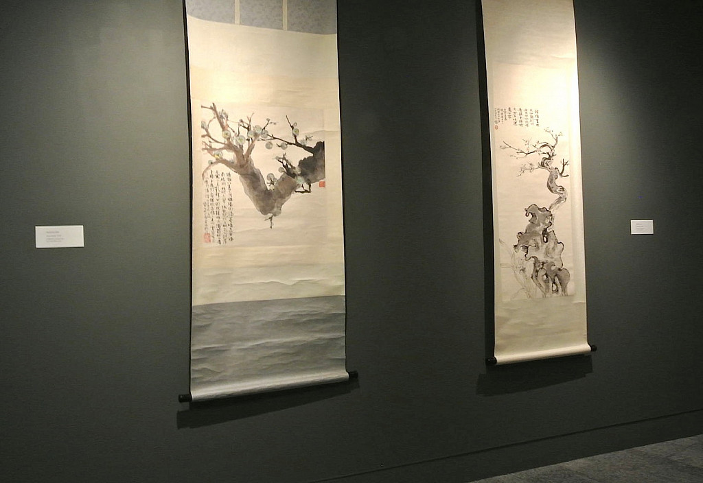 Installation view of Deena Gu, Early Work, Early Scrolls