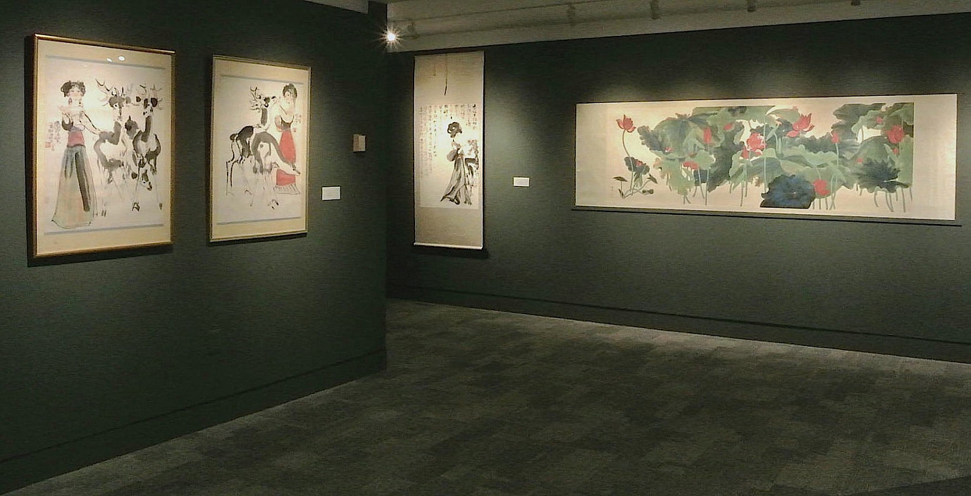 Installation view of Deena Gu, Early Work, Early Scrolls