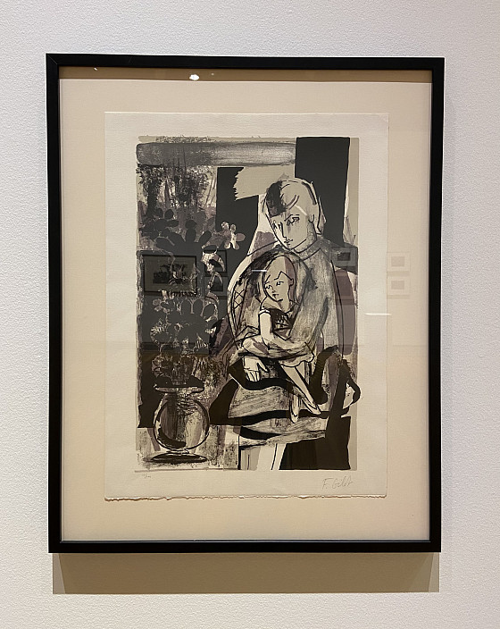 Françoise Gilot, Les Deux Enfants (The Two Children), 1962.