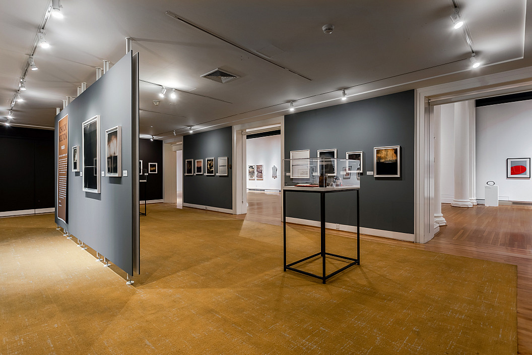 Installation view of Chuck Kelton: Folds