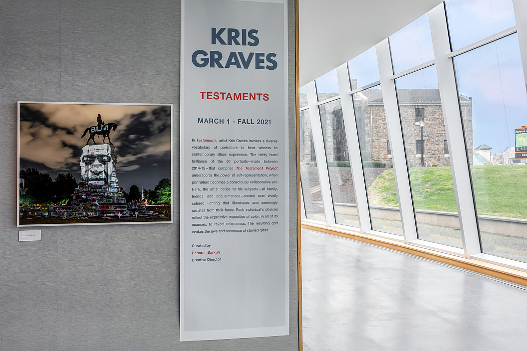 Kris Graves Testaments exhibition installation view