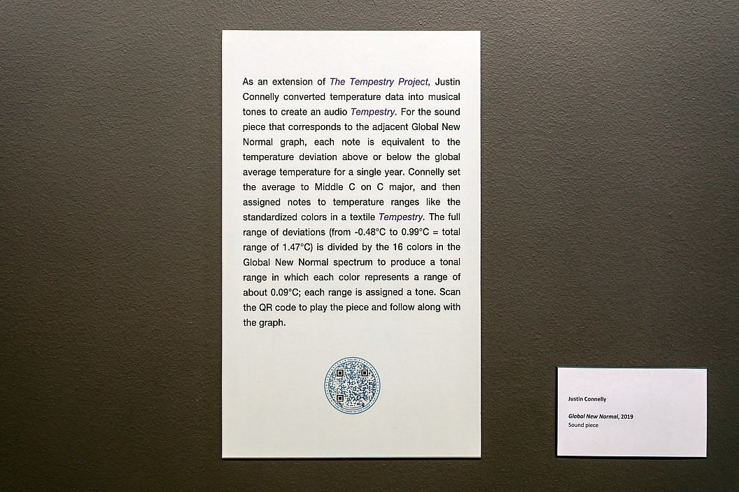 Installation view of The Tempestry Project.