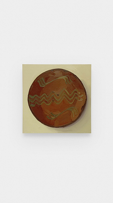 Carrie Mae Smith, Red-Ware Plate 4, 2021.