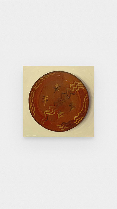 Carrie Mae Smith, Red-Ware Plate 10, 2021.