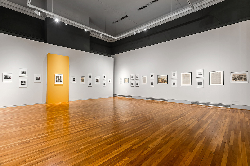 Installation view of A Stirring Song Sung Heroic: African Americans from Slavery to Freedom, 1619 to 1865