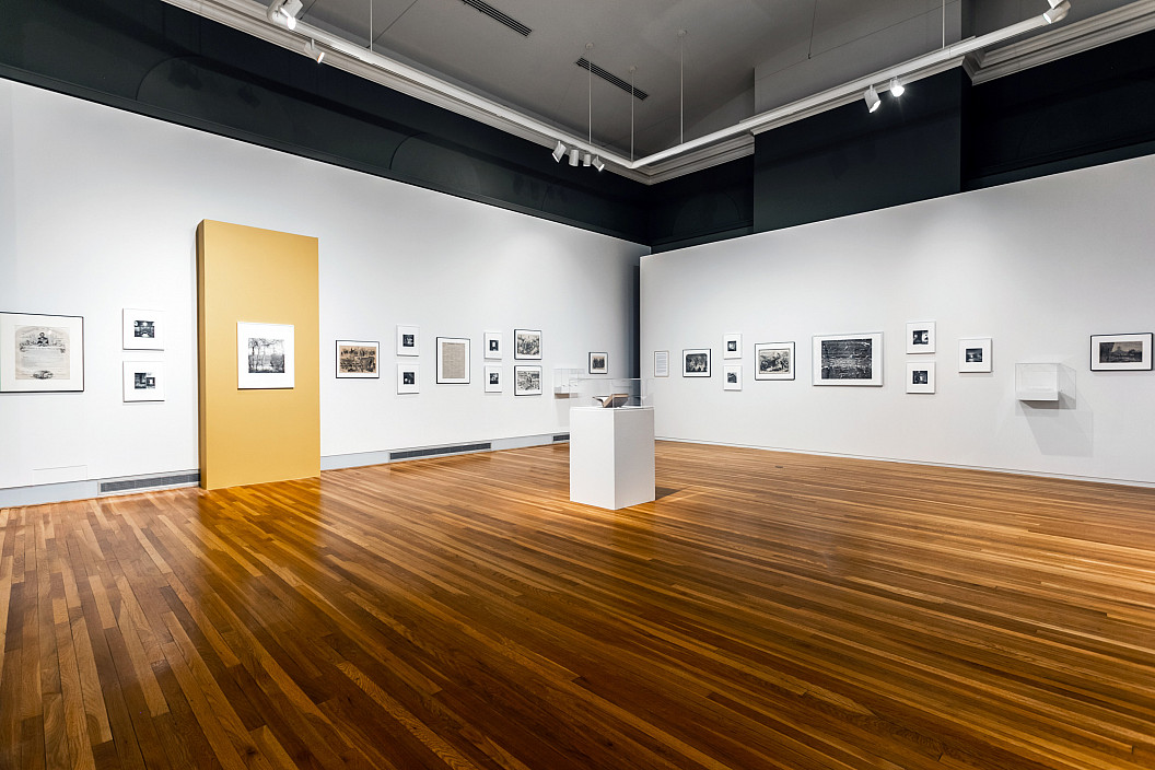 Installation view of A Stirring Song Sung Heroic: African Americans from Slavery to Freedom, 1619 to 1865