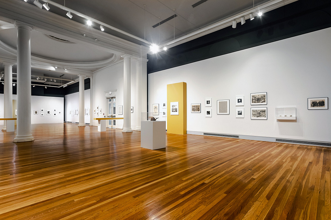 Installation view of A Stirring Song Sung Heroic: African Americans from Slavery to Freedom, 1619 to 1865