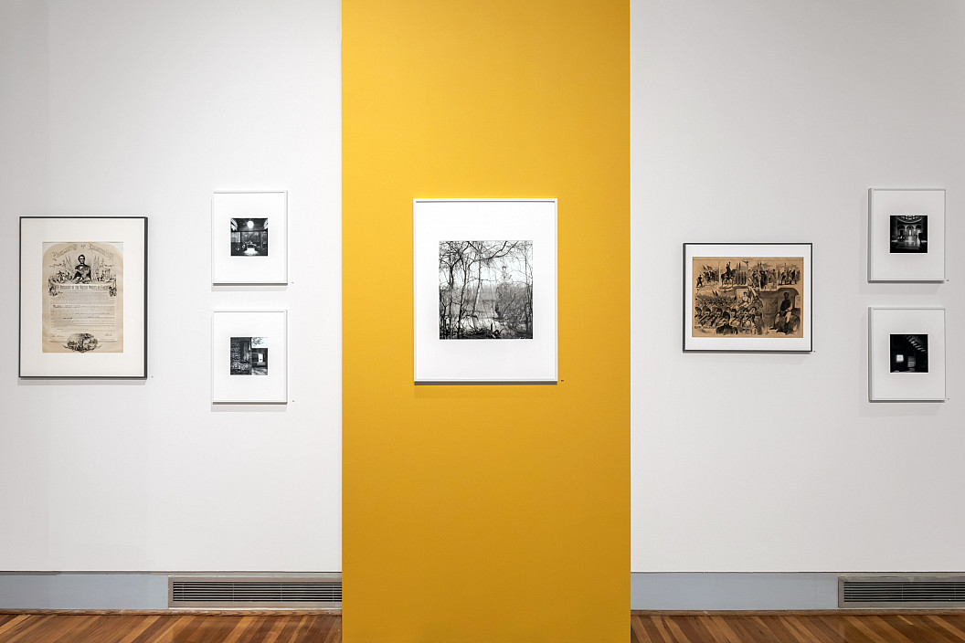 Installation view of A Stirring Song Sung Heroic: African Americans from Slavery to Freedom, 1619 to 1865