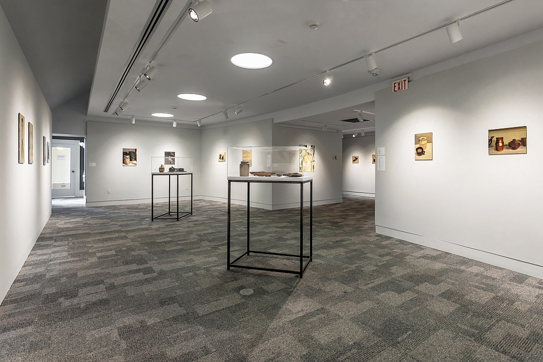 Installation view of Absent yet Present: A Painterly Dialogue with the Pennsylvania German Collection