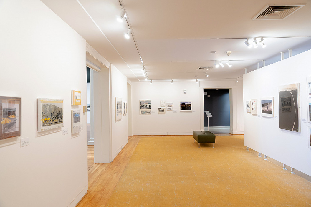 Installation view of Christo and Jeanne-Claude: The Tom Golden Collection