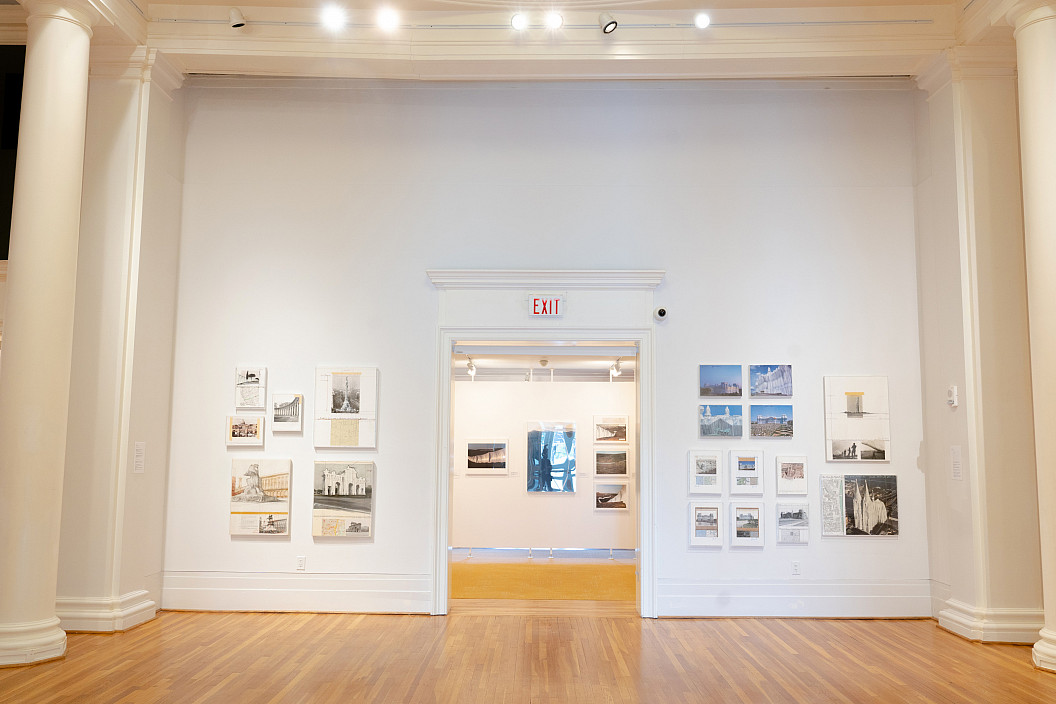 Installation view of Christo and Jeanne-Claude: The Tom Golden Collection