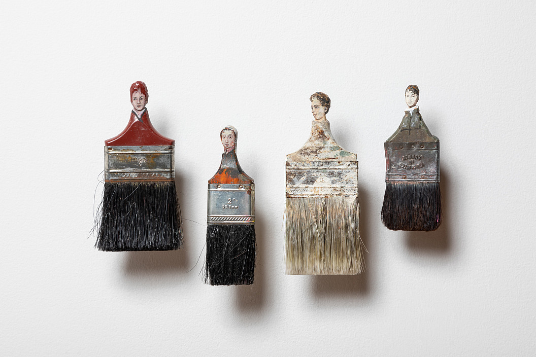 Rebecca Szeto, Paintbrush Portraits, 1999-2022. Photo by Joseph Hu.