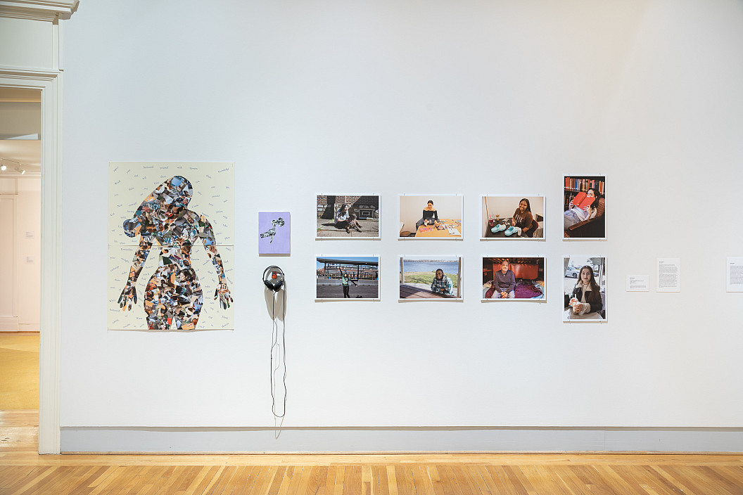 Installation view of Julia Paiano '23's work in ASE 2023.