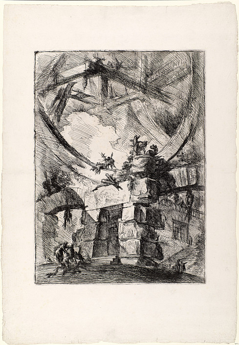 Giovanni Battista Piranesi, The Giant Wheel from the series Carceri, series first published 1749.