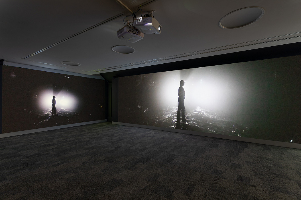 Installation view of Janet Biggs: Imagination and Desire in a Northern Landscape.