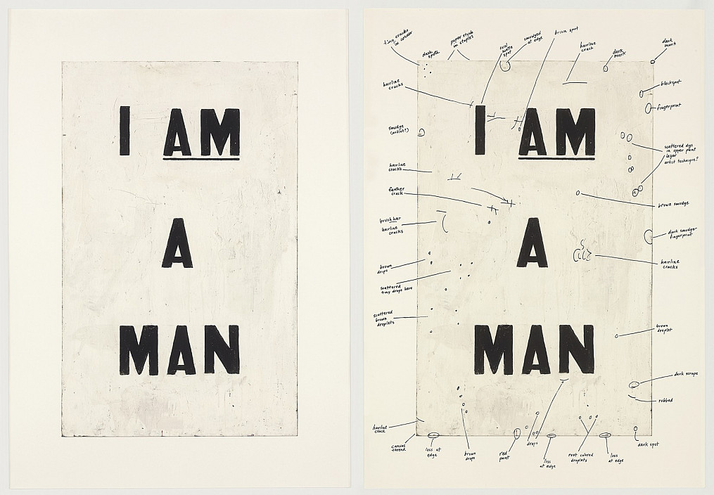 Glenn Ligon, Condition Report, 2000.