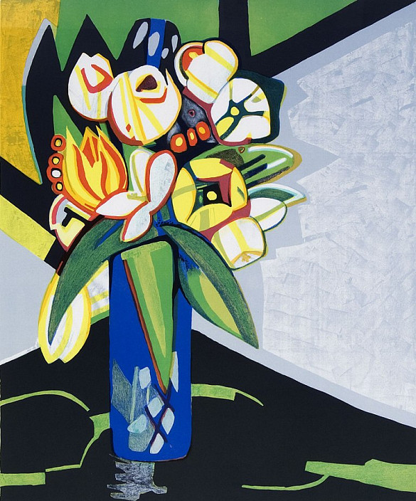 Françoise Gilot, Tulips, 1991.