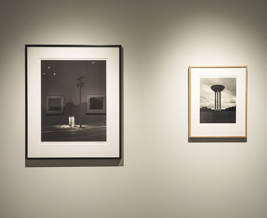 Installation view of George Tice: Seldom Seen + Big Platinums.