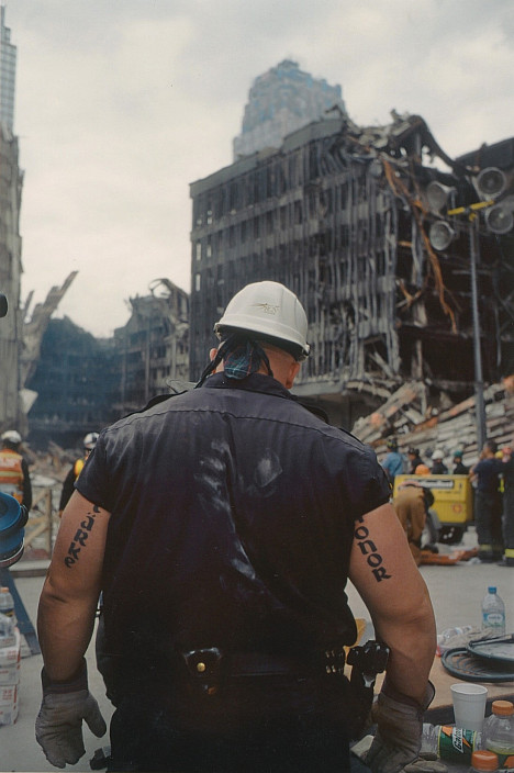 Installation view of Aftermath