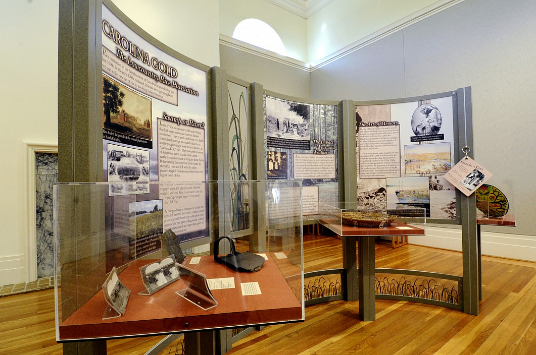 Installation view of Grass Roots: African Origins of an American Art.