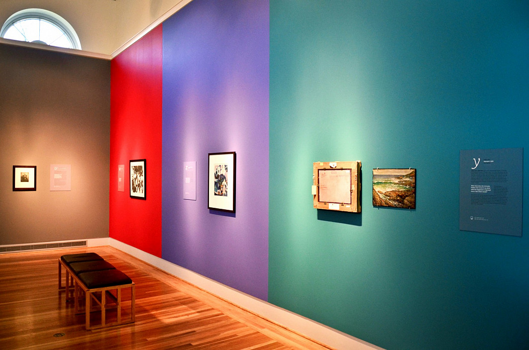 Installation view of A to Z: Highlighting the Berman Collection