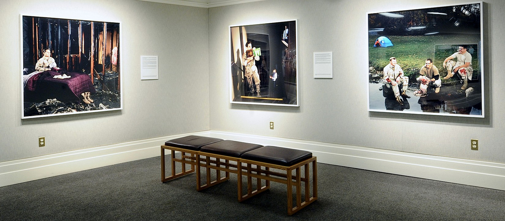 Installation view of In Country