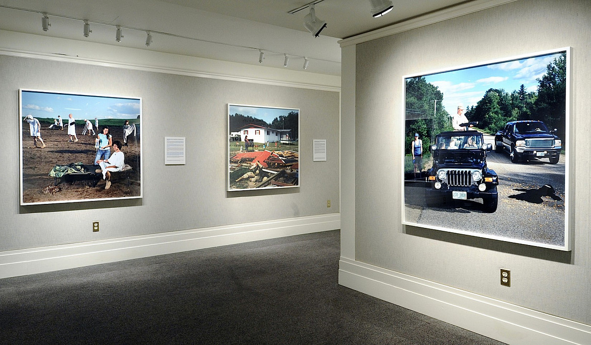 Installation view of In Country