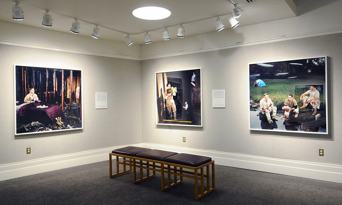 Installation view of In Country