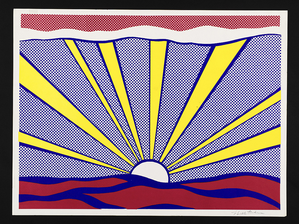 Roy Lichtenstein, Sunrise, 1965.