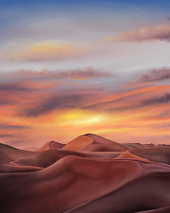 Laura Santori, The Dunes, 2020. Digital Print. 12.64 x 16.85 inches.